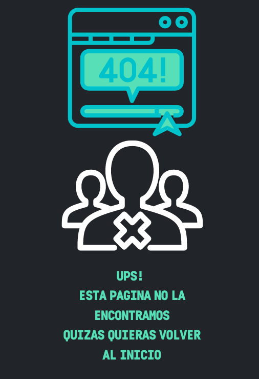 ERROR 404 Pagina no encontrada